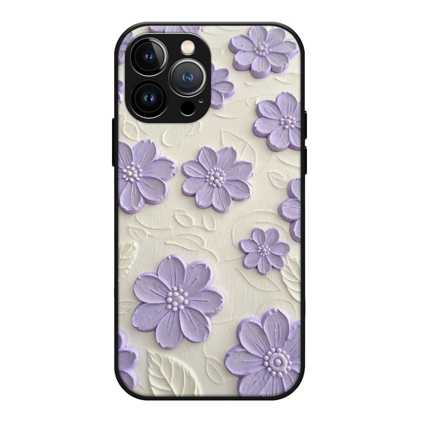 Lavender Floral Premium Case For Iphone