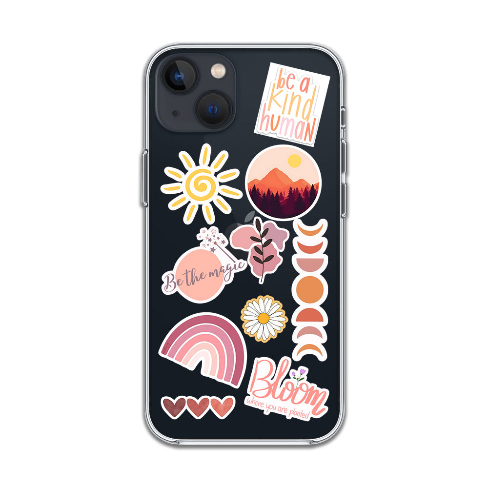 Self Love Aesthetic Sticker Case