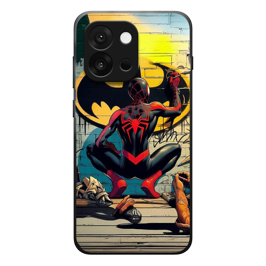 Black Spider Man Case For One Plus