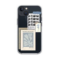 Je T'aime Collage Sticker Case