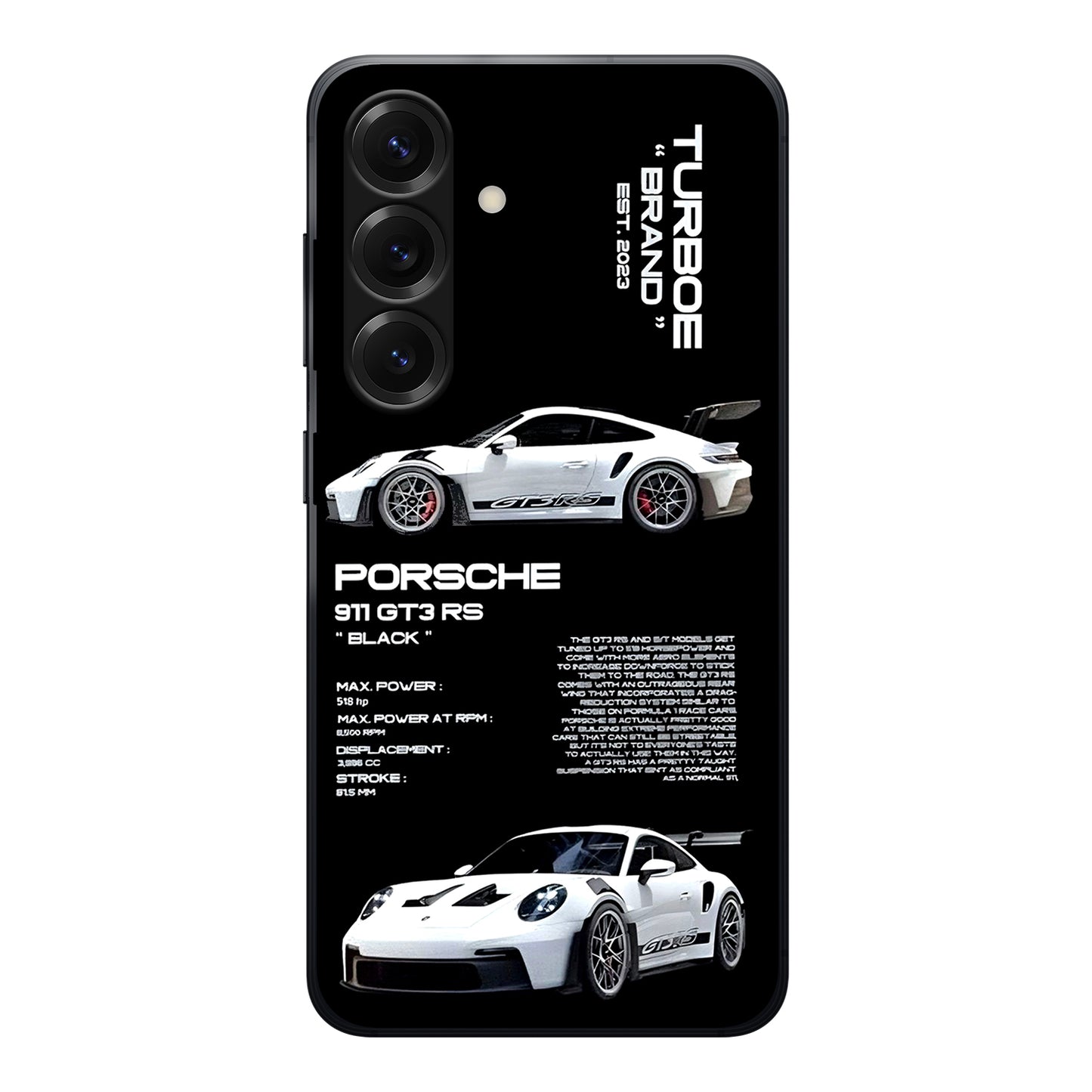 Black Porsche Case For Samsung