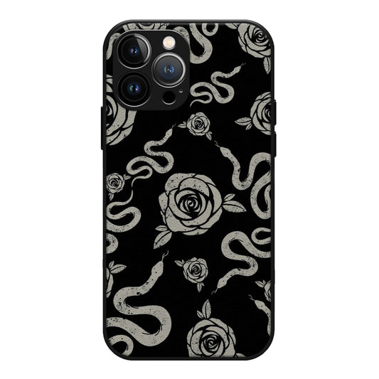 Rosy Snake Aesthetic Case For Iphone