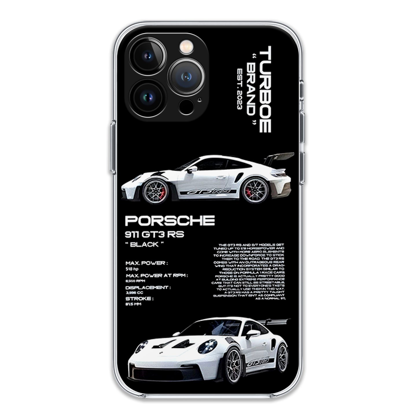 Black Porsche Case For Iphone
