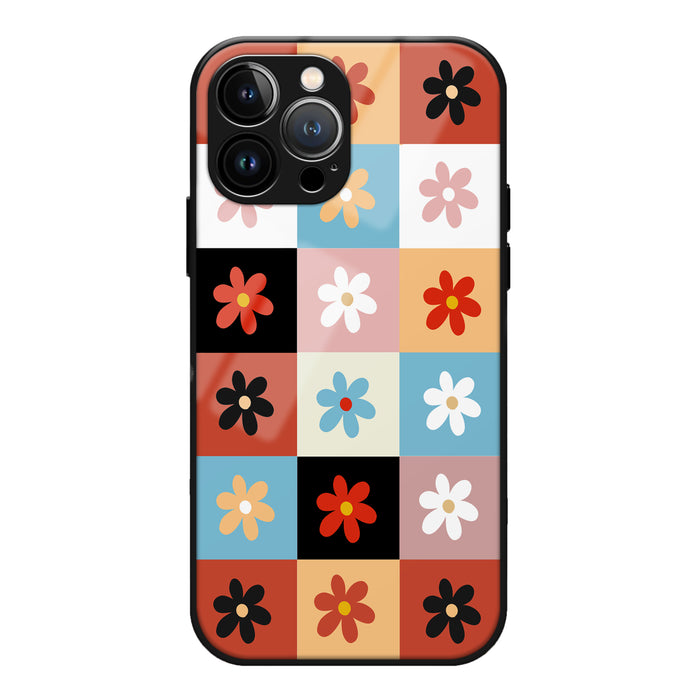 Floral Glass Case