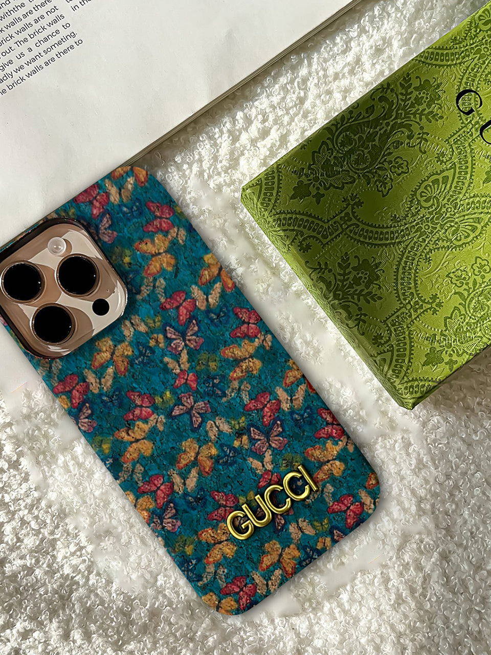 Floral Luxe Designer Phone Case – Inspired by Gucci