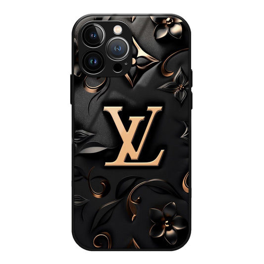 LV Black HD Glass Case