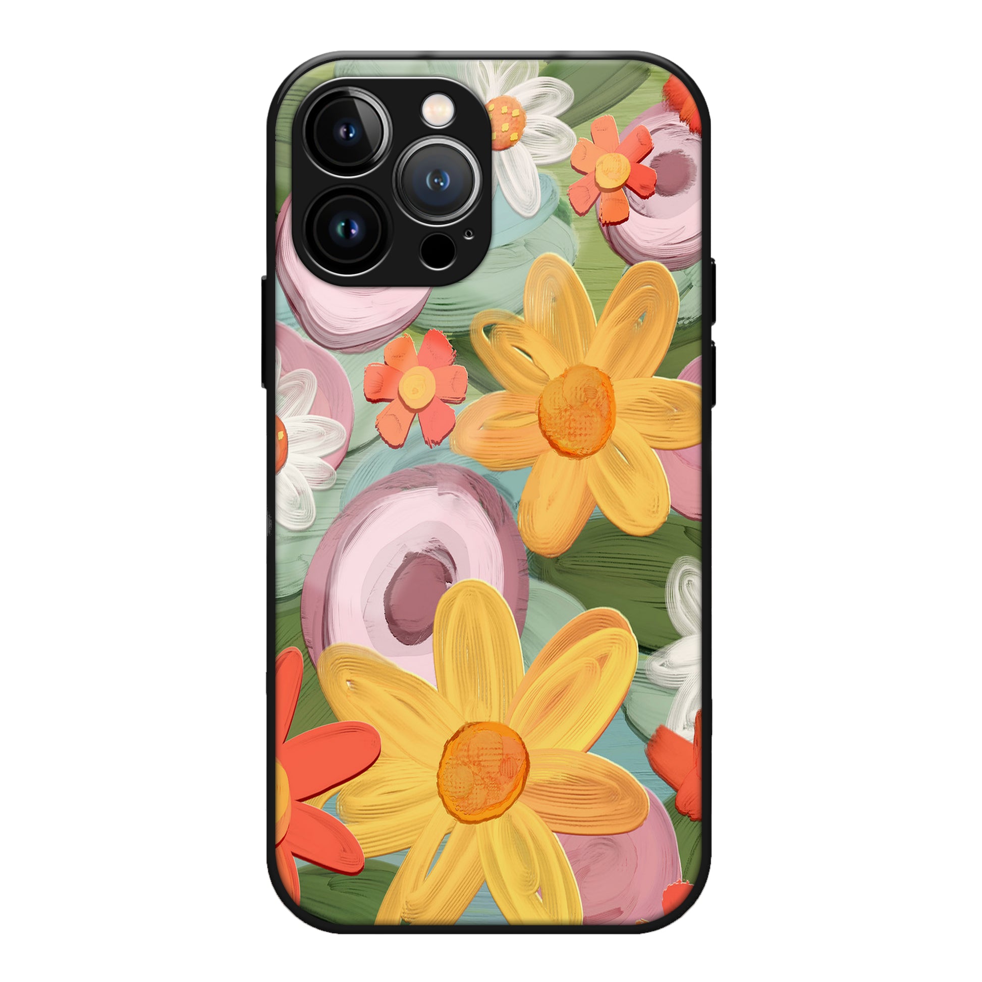 Floral Premium Glass Case – 3Brocases - Main Image