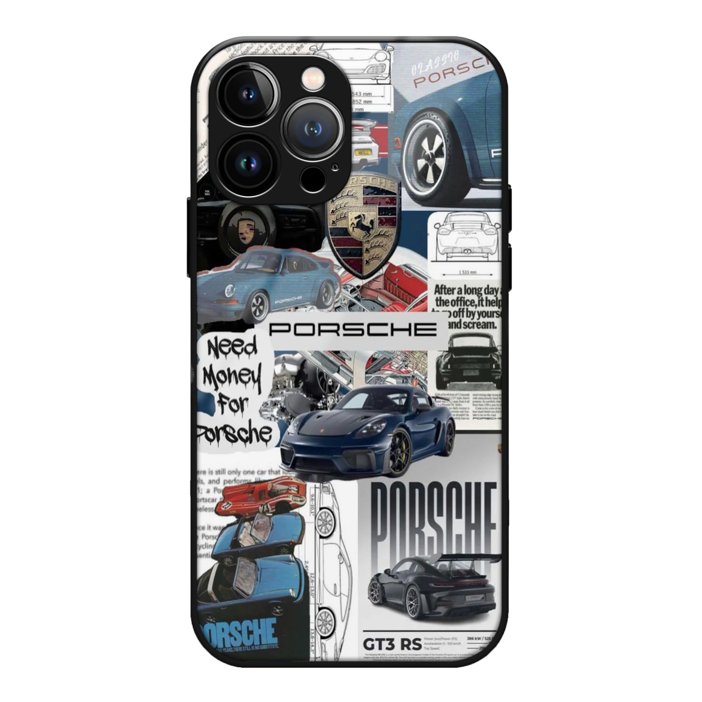 Multi Porsche Glass Case