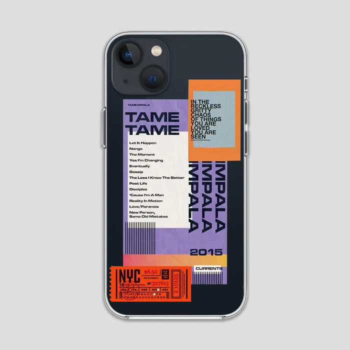 NYC Stickers Clear Case