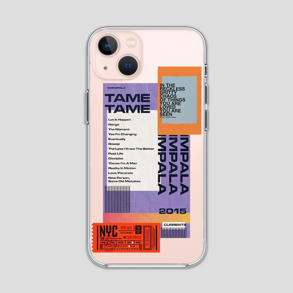 NYC Stickers Clear Case