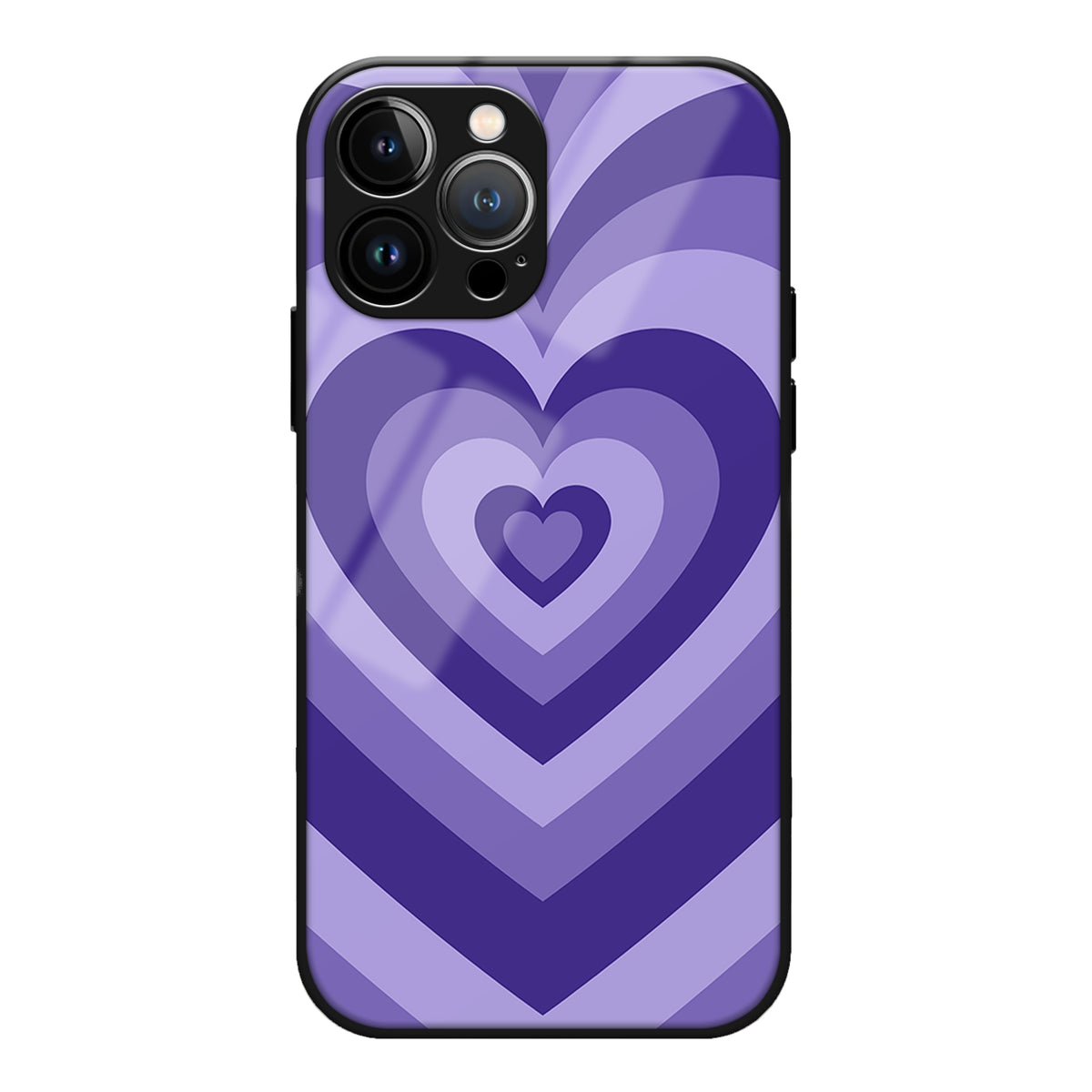 Aesthetic y2k Heart Glass Case 3Brocases