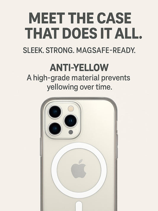 Anti-Yellow MagSafe iPhone Case