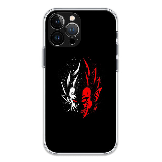 Black Anime Design Case For iPhone