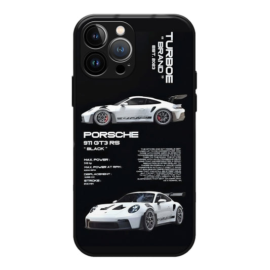 Black Porsche Glass Case