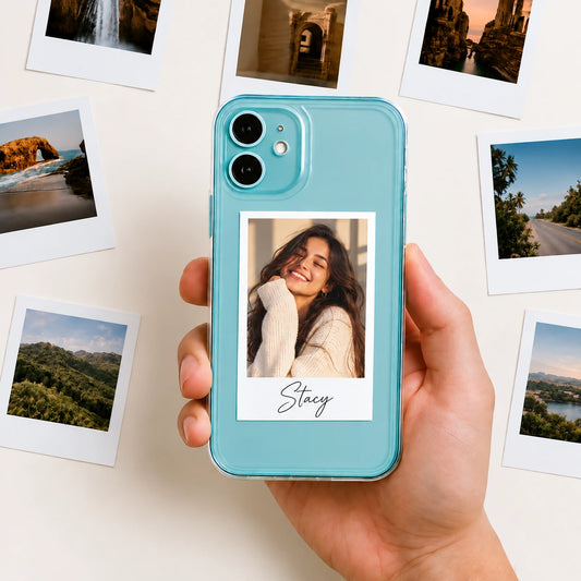 Custom Polaroid photo phone case – Yaadon Ka Frame