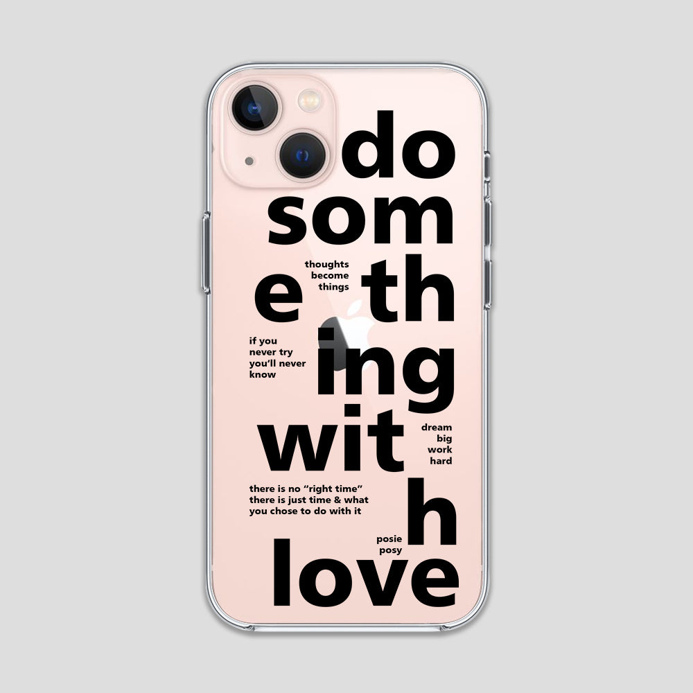 Do Something Stickers Clear  Cases 3Brocases