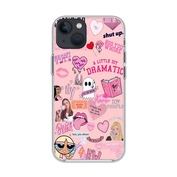 Dramatic Sticker Silicone Case
