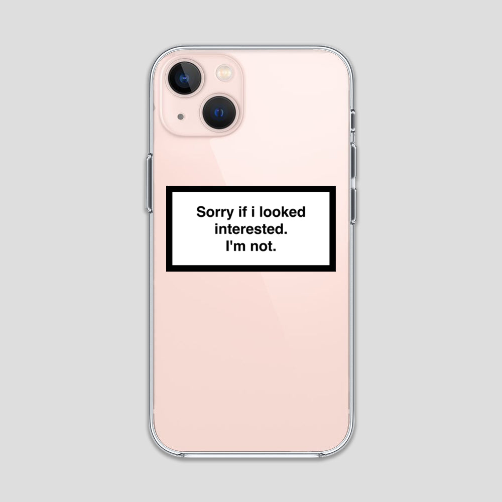 Looked Interested Stickers Clear  Cases 3Brocases