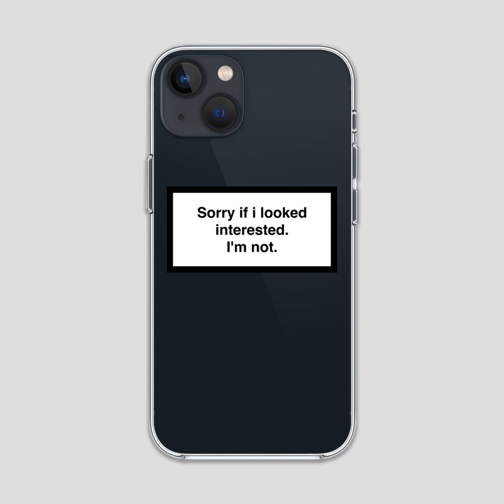 Looked Interested Stickers Clear  Cases 3Brocases