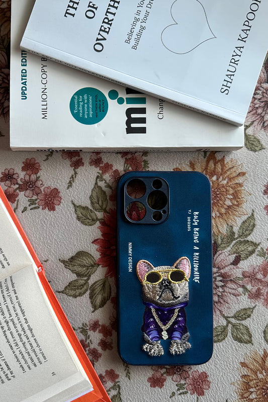 Luxury Pup Billionaire Case – Blue Edition