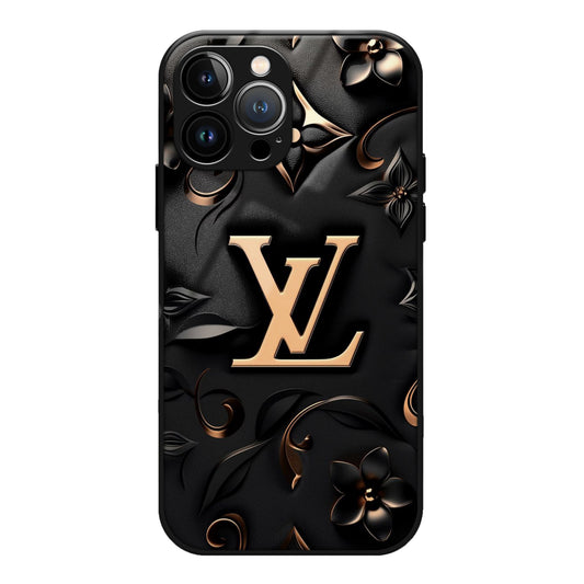 LV Black HD Glass Case