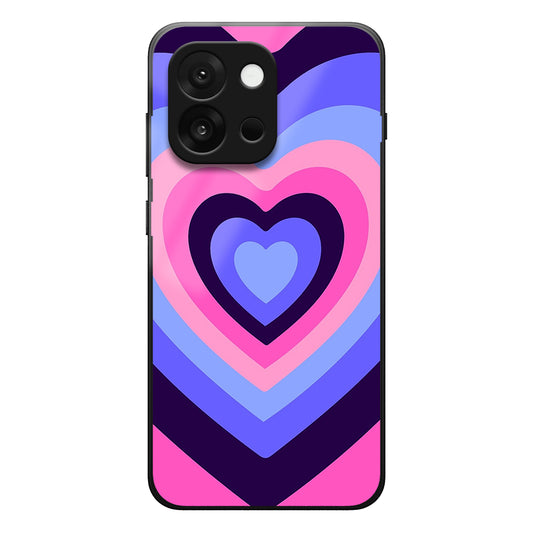 Multiple Colour Heart Pattern Case For OnePlus
