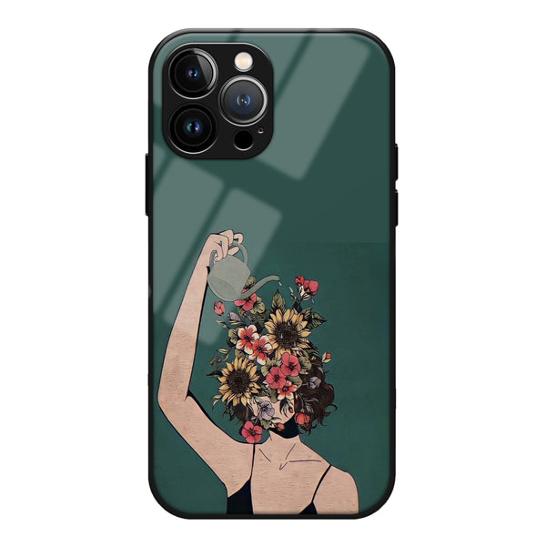 Nature Girl Aesthetic Glass Case