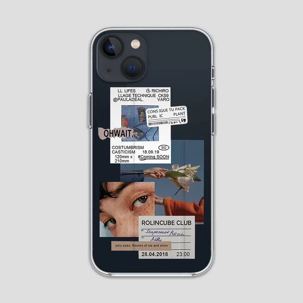 Oh Wait Stickers Clear Case 3Brocases