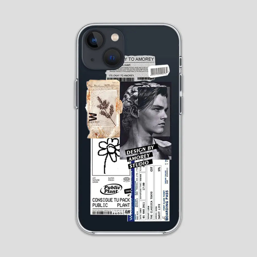 Public Plant Designer Stickers Clear Case 3Brocases