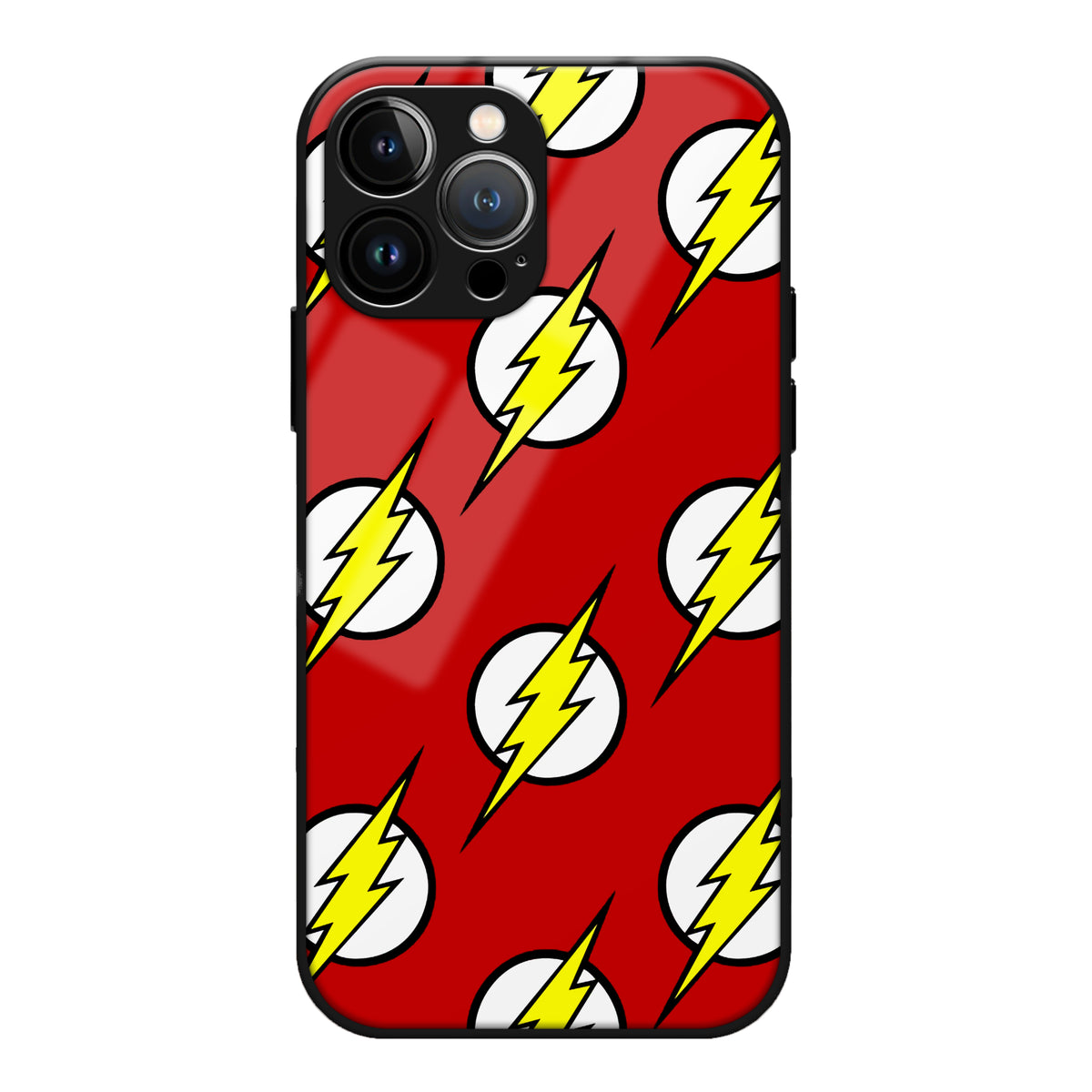 Red Thunder Light Glass Case 3Brocases