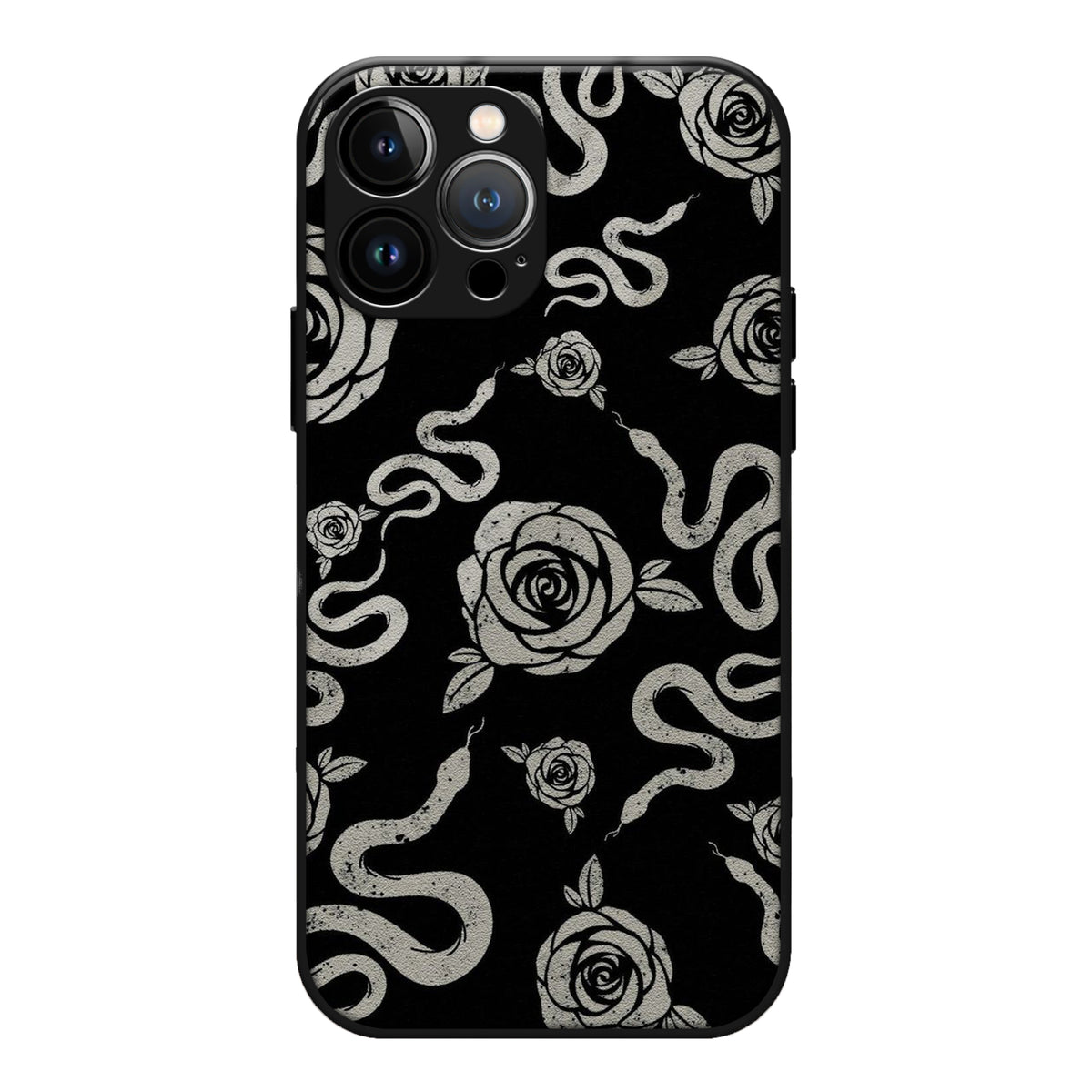 Rosy Snake Aesthetic Phone Glass Case 3Brocases