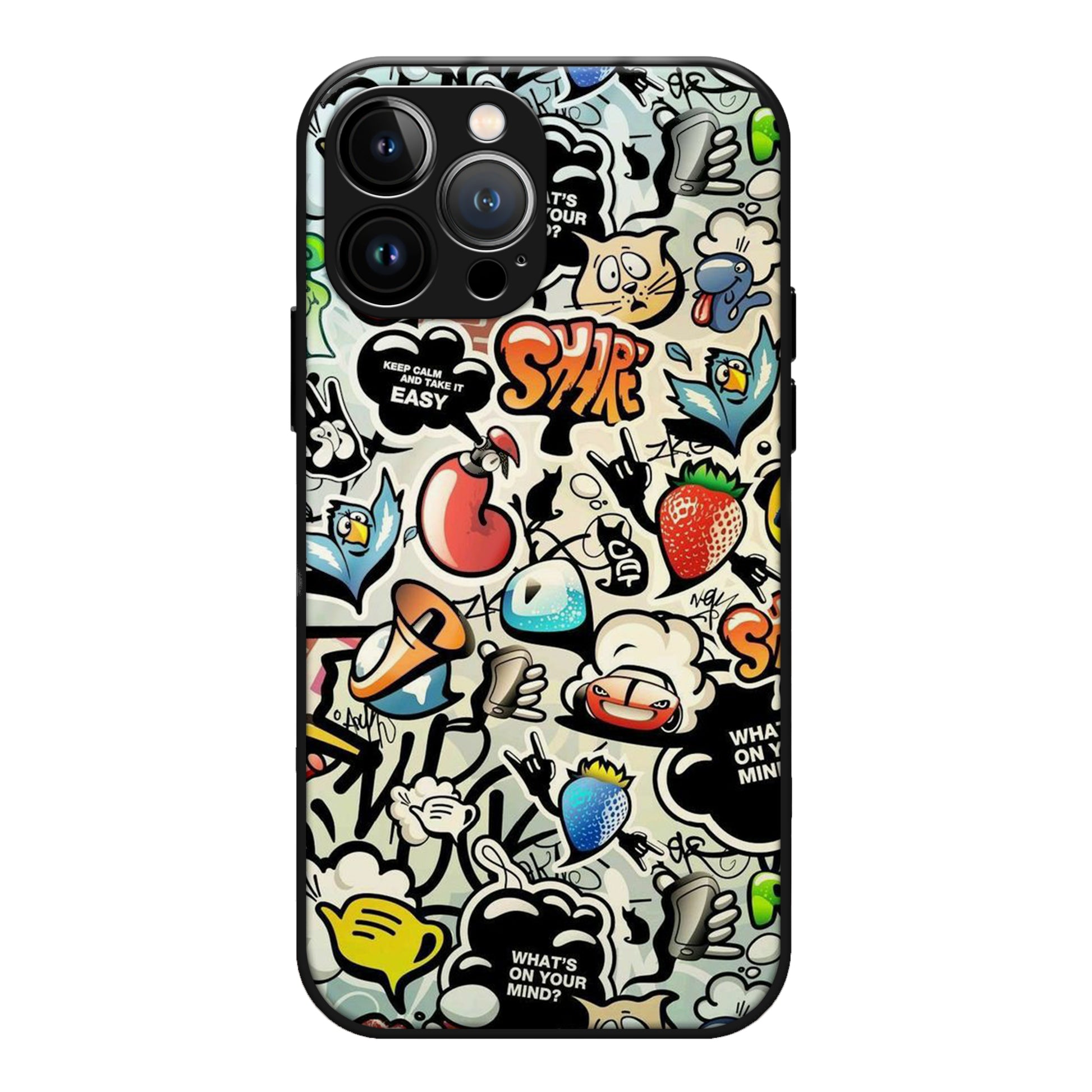 What's On Your Mind Aesthetic Phone Glass Case 3Brocases