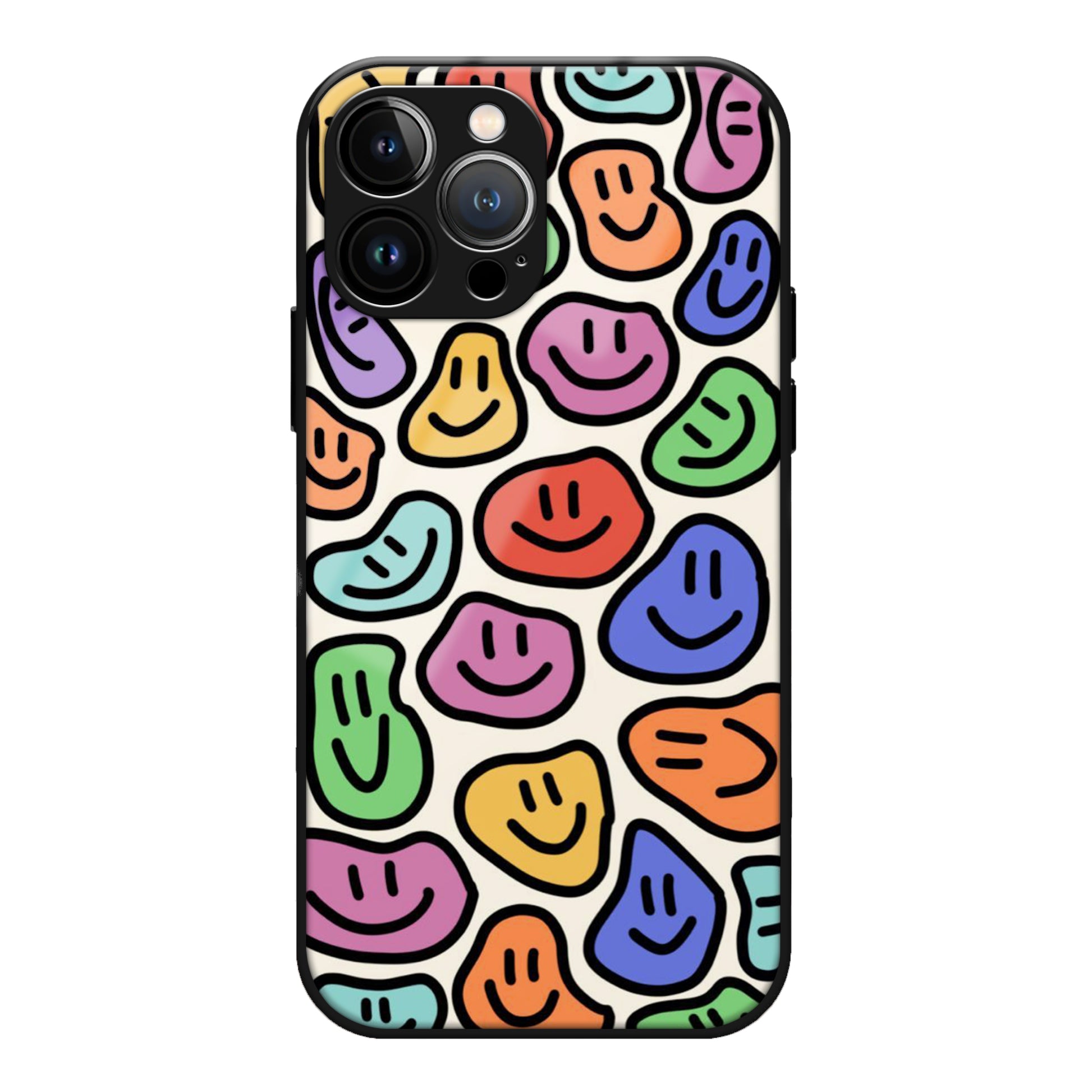 Groovy Smile Aesthetic Phone Glass Case 3Brocases