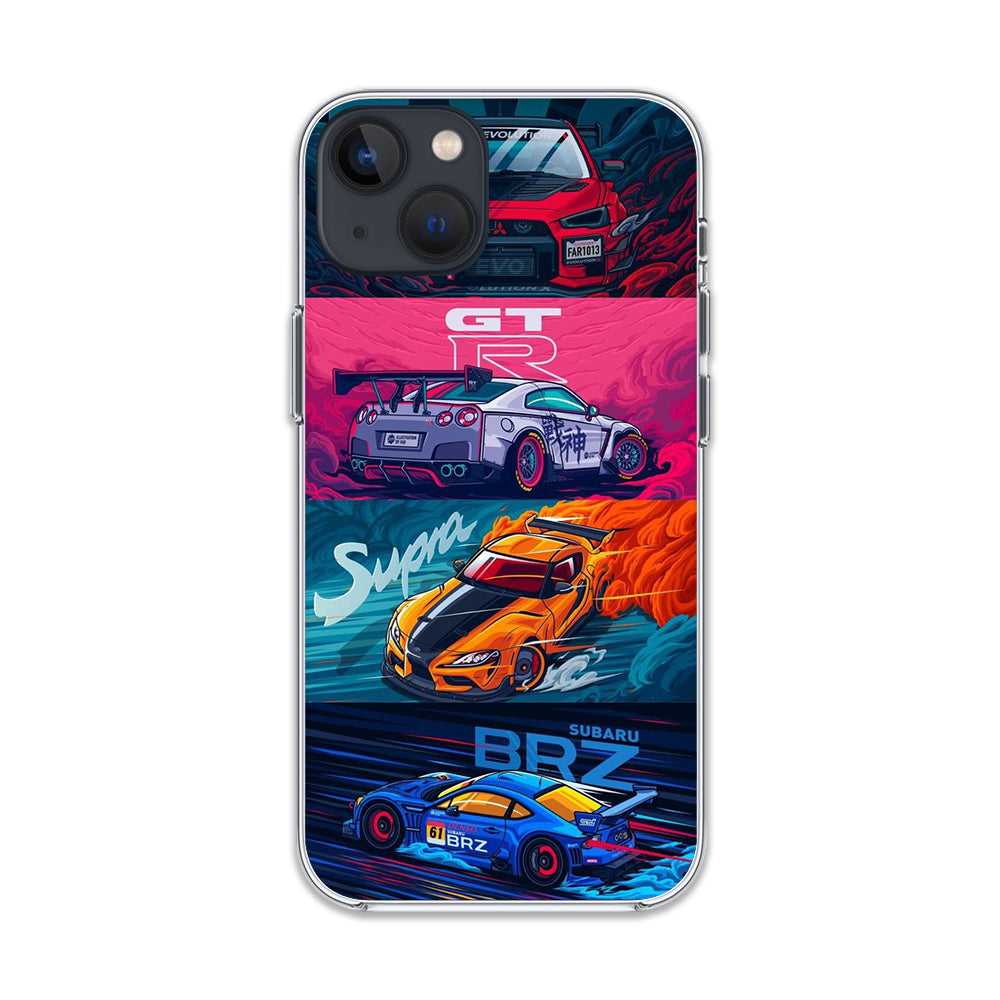 Super Car Premium Glass Case 3Brocases