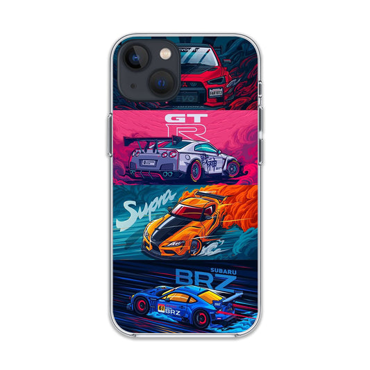 Super Car Premium Glass Case 3Brocases
