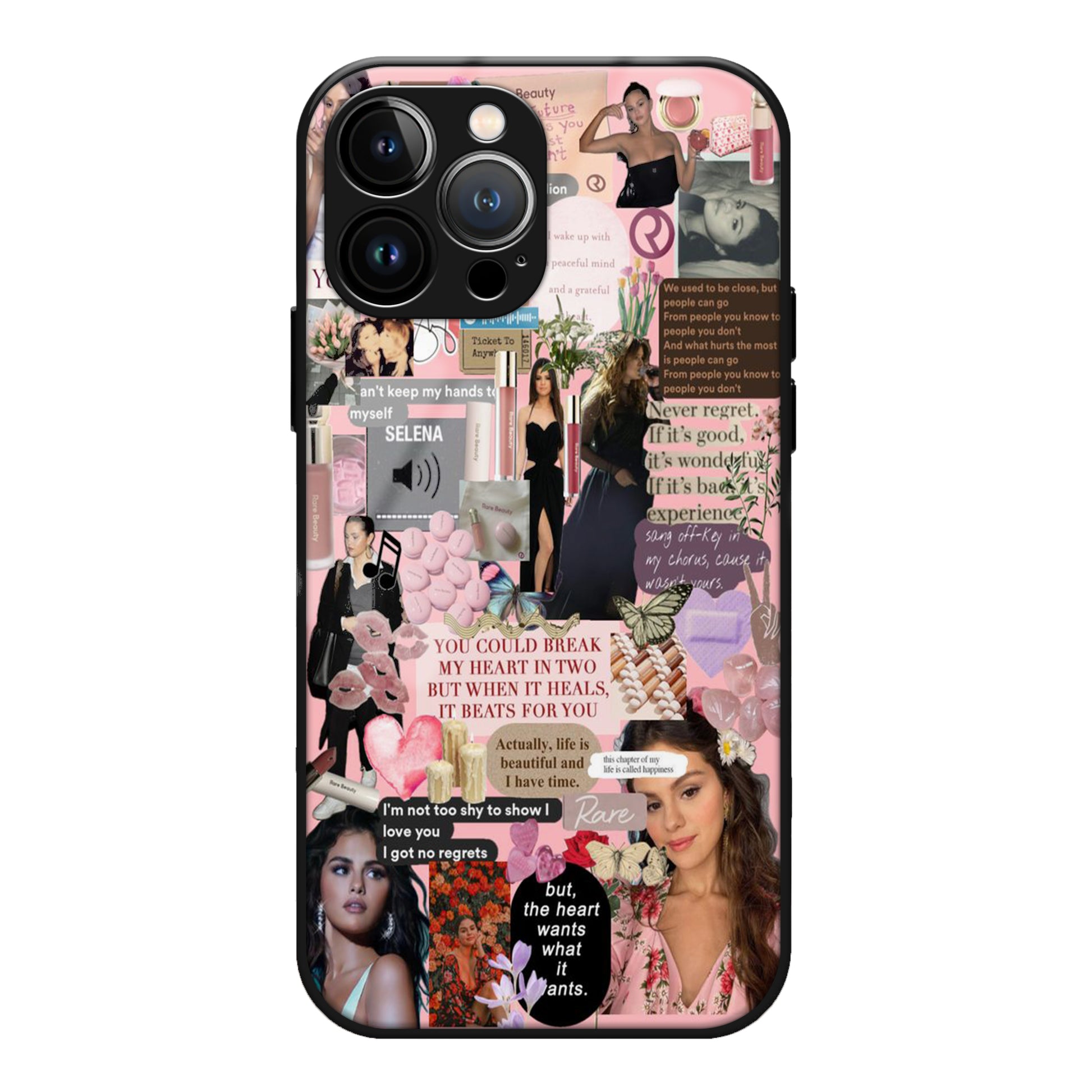 The Heart Wants Aesthetic Phone Glass Case 3Brocases