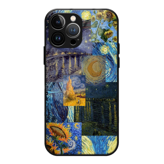 Van Gogh Pattern Glass Case 3Brocases